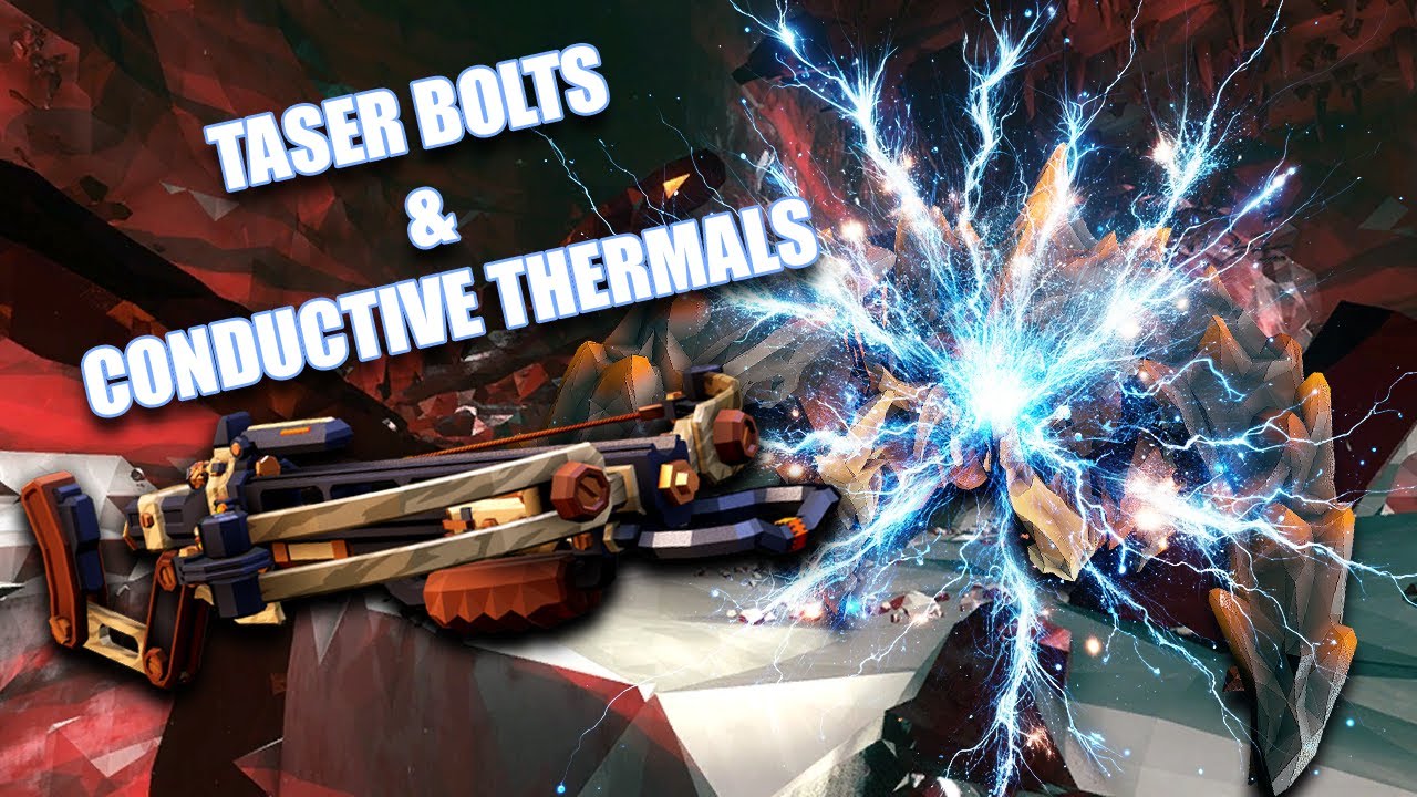 Deep Rock Galactic Conductive Thermals Taser Bolts on Glyphyd Dreadnought