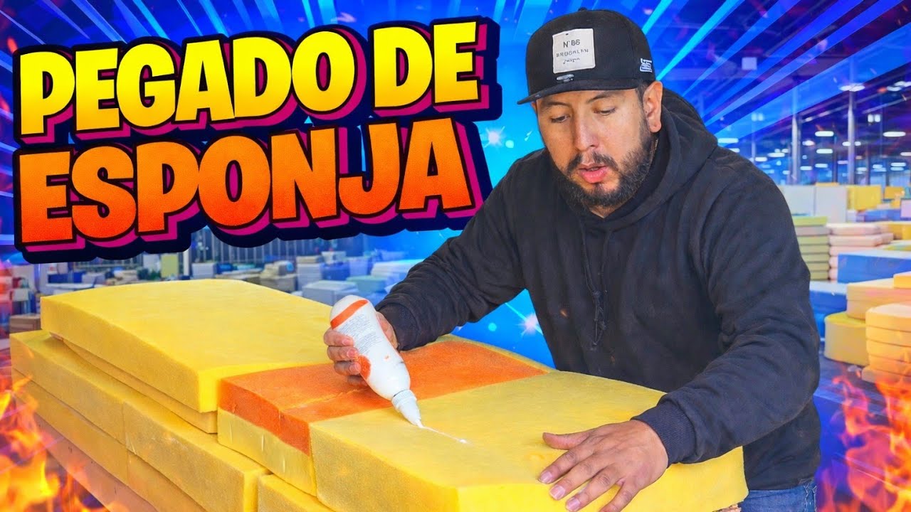 Proceso de tapizado (Pegado de Esponja) Parte 2
