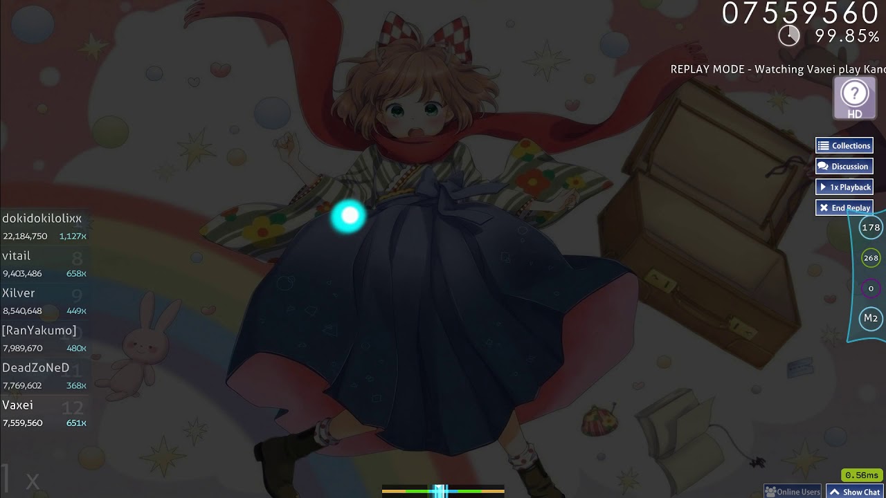 Vaxei | Kano - Walk This Way! [Hello!] +HD 99.77% FC 701pp if ranked #1 LOVED