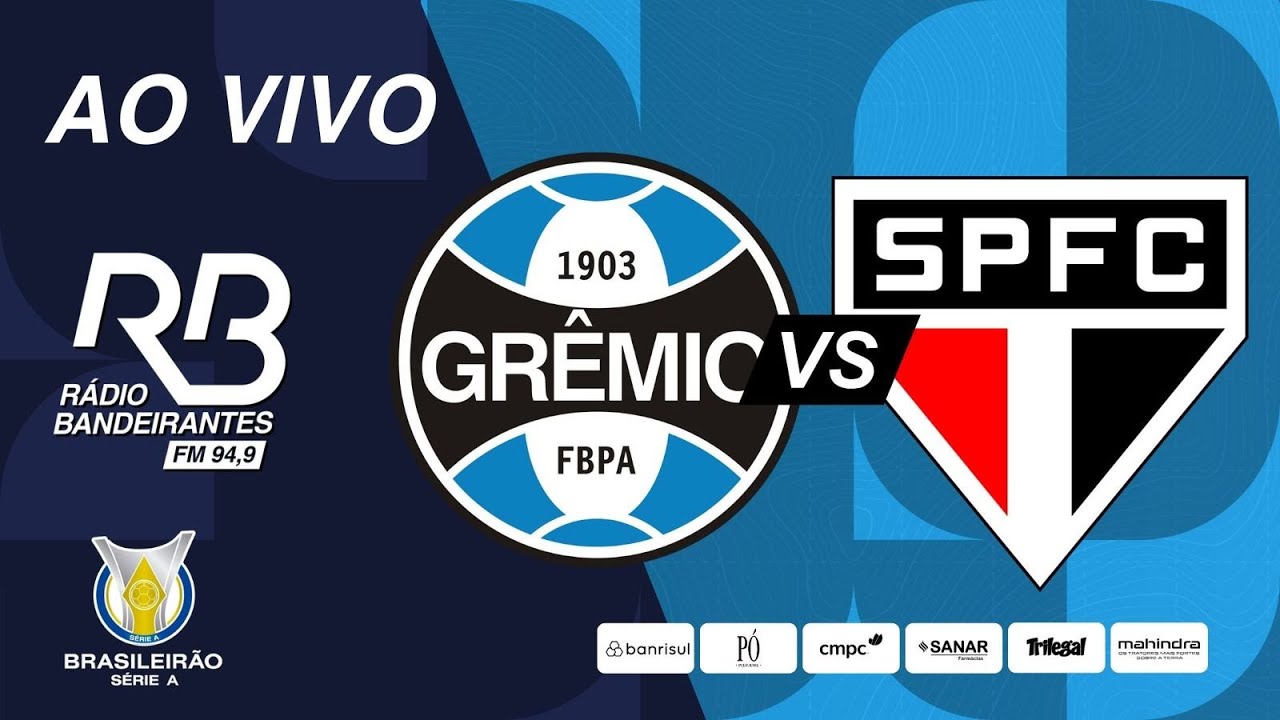 GR&Ecirc;MIO 2 X 0 S&Atilde;O PAULO | BRASILEIR&Atilde;O | R&Aacute;DIO BANDEIRANTES POA  (16/10/2025)