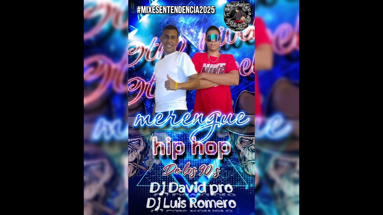 Merengue Hip hop de los 90's.. Dj David pro, Dj Luis Romero, El cartel de los djs.