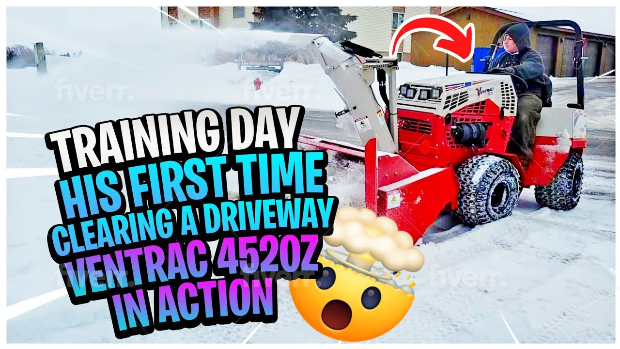 Ventrac 4520Z 4-Wheel Drive Snow Tractor | Commercial Snow Clearing Equipment
