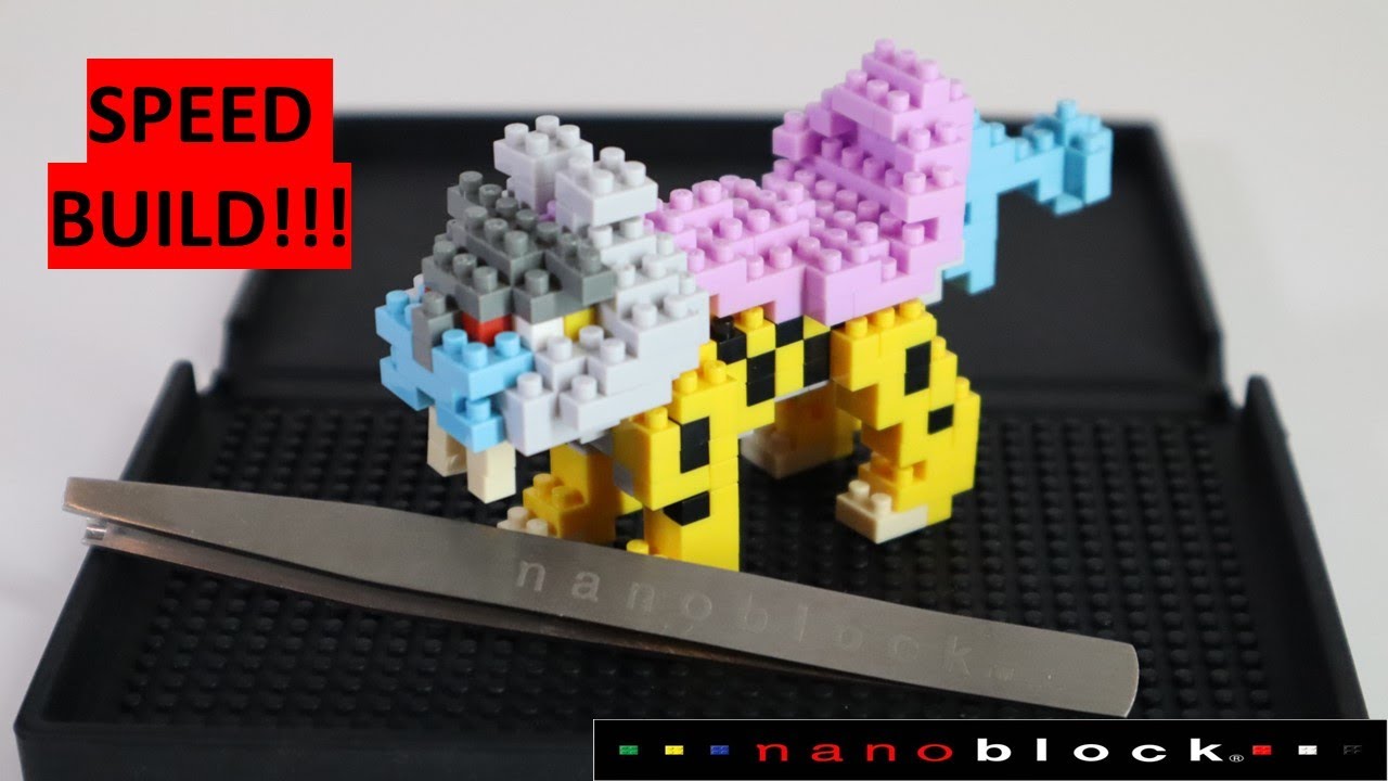 Raikou Pok&eacute;mon Nanoblock Speed Build (NBPM_089)