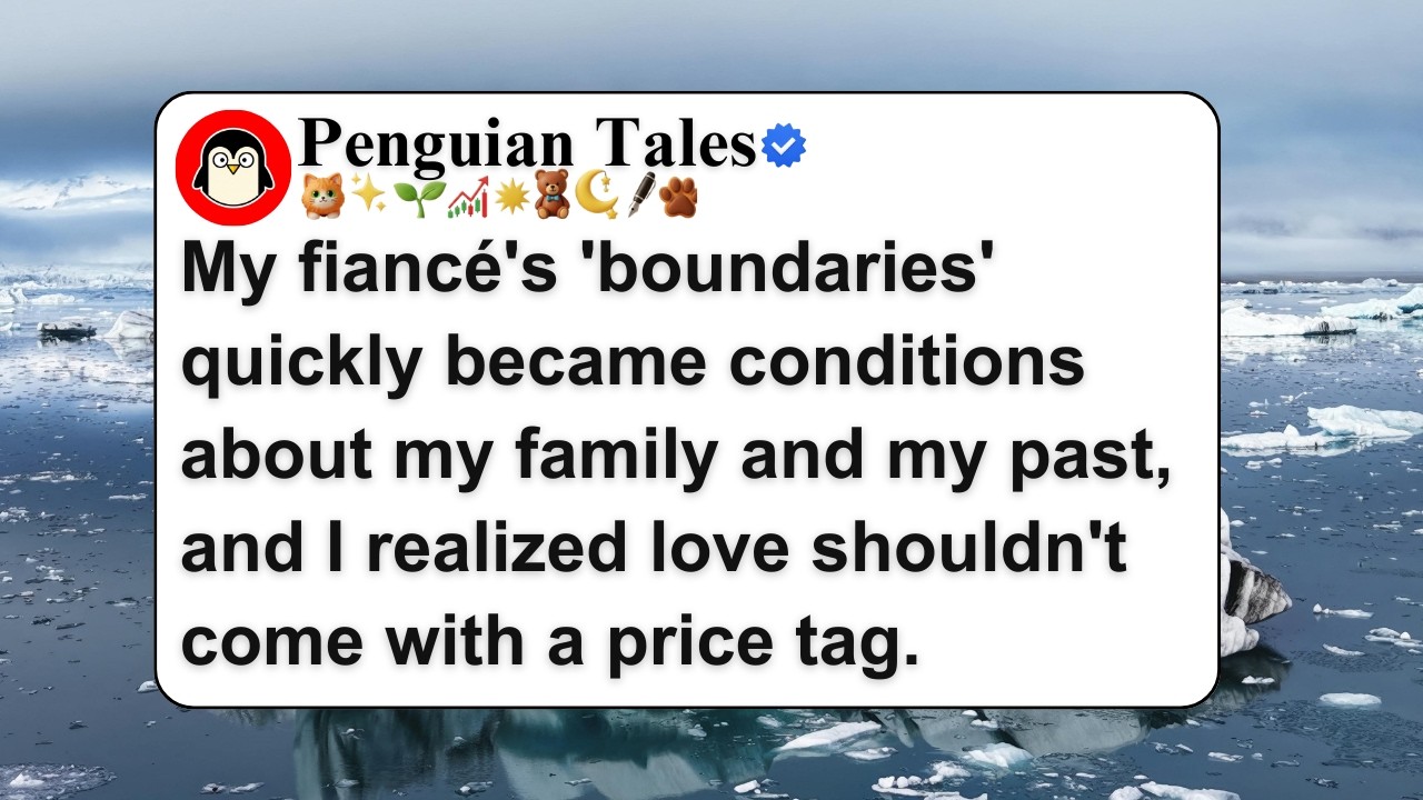 My fiancé's 'boundaries' quickly became conditions about my family and my past, and I realized ....