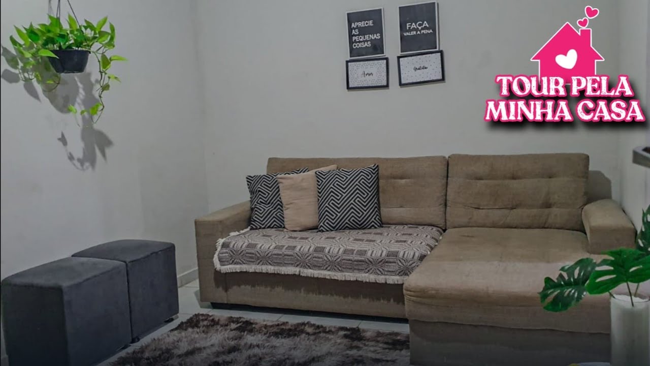 Tour pela minha casinha simples 🏠