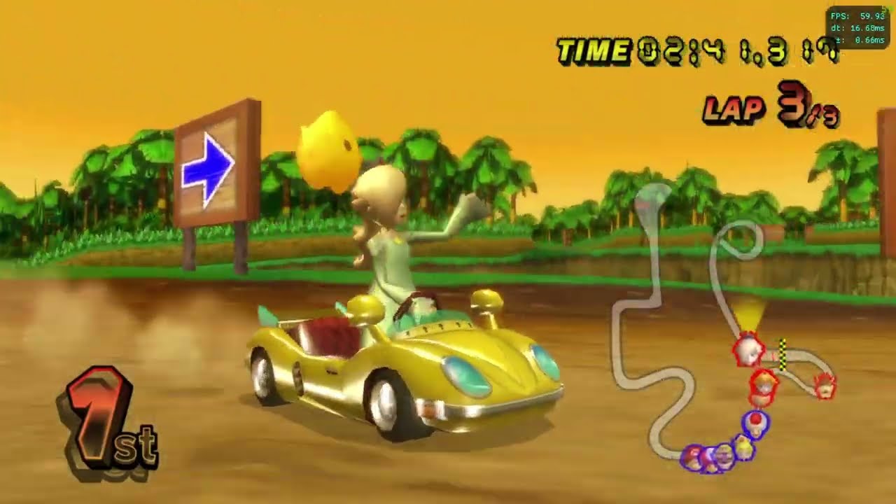 Mario Kart Wii Rosalina Team VS Races! [150cc & 32 Random Courses] [Hard mode + Frantic Items]