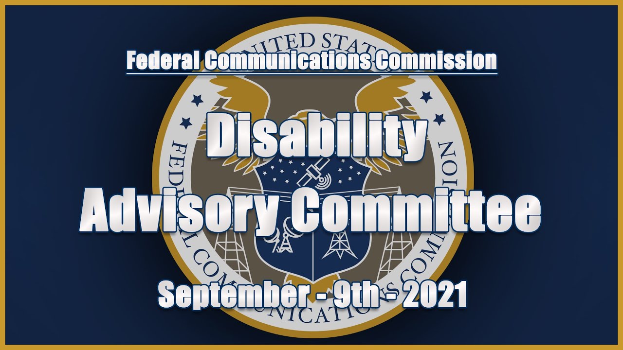 Disability Advisory Committee Meeting - September 2021
