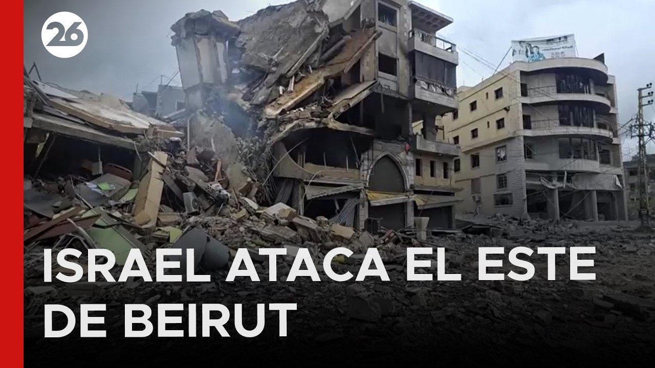 🚨 TENSI&Oacute;N EN MEDIO ORIENTE | Israel ataca el este de Beirut y Trump lanza un ultim&aacute;tum a Ir&aacute;n