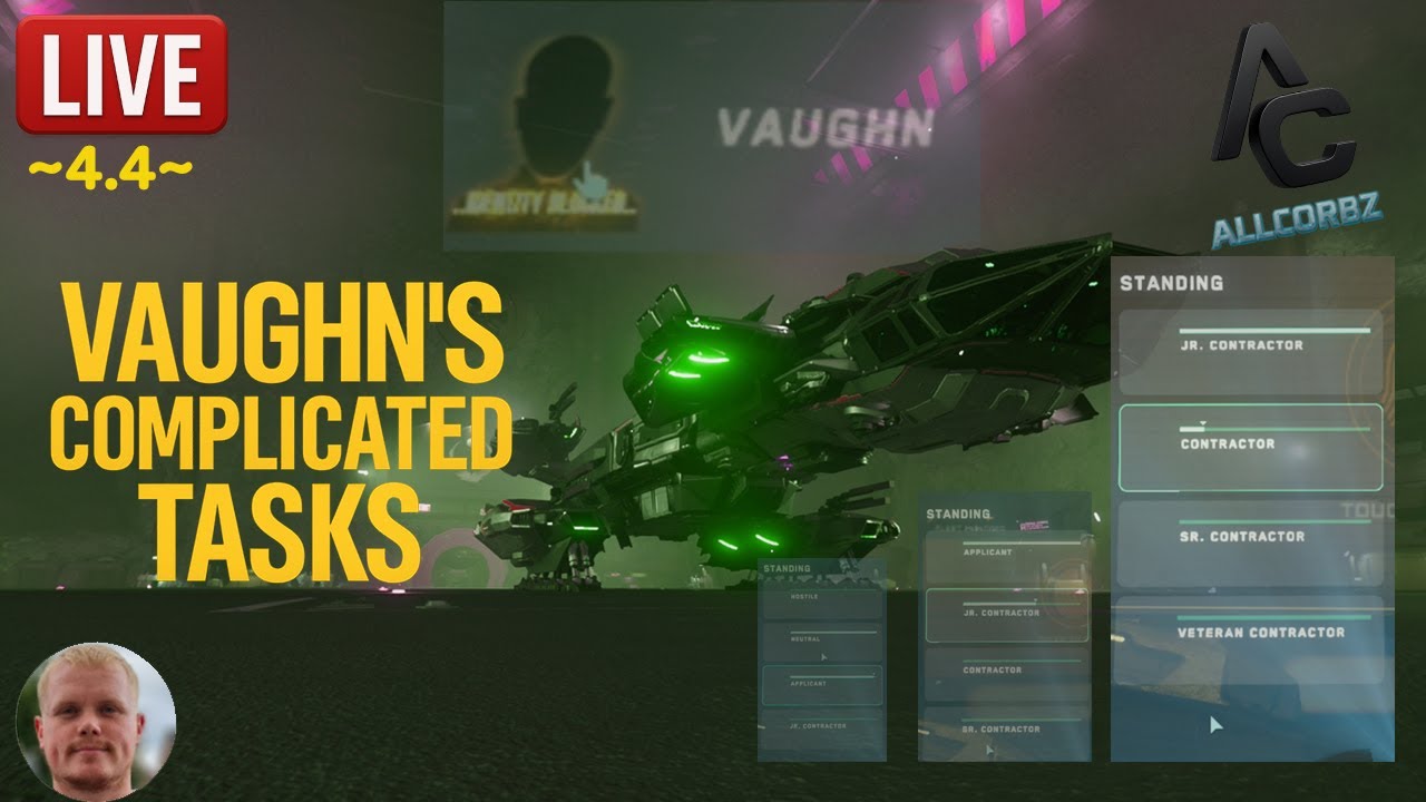 Vaughn Missions ARE COMPLICATED… Let’s Unlock BIG Money & Massive REP | Star Citizen LIVE