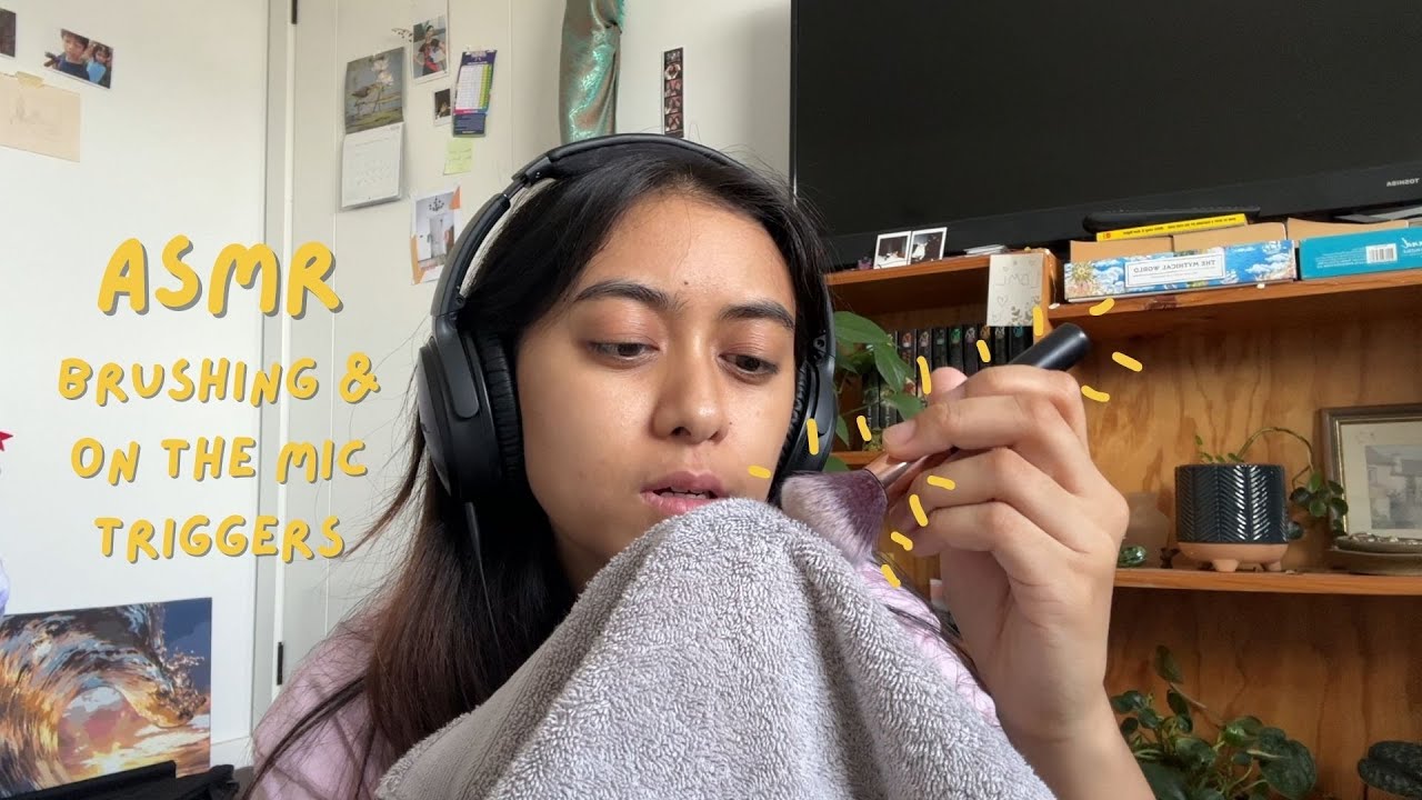 ASMR Brushing & On The Mic Triggers