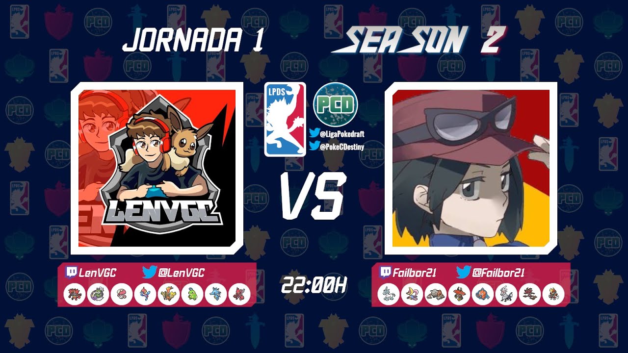 LenVGC VS Failbor21 🔥 || Jornada 1 || GRUPO ESPADA ⚔️ || Liga PokeDraft Temporada 2