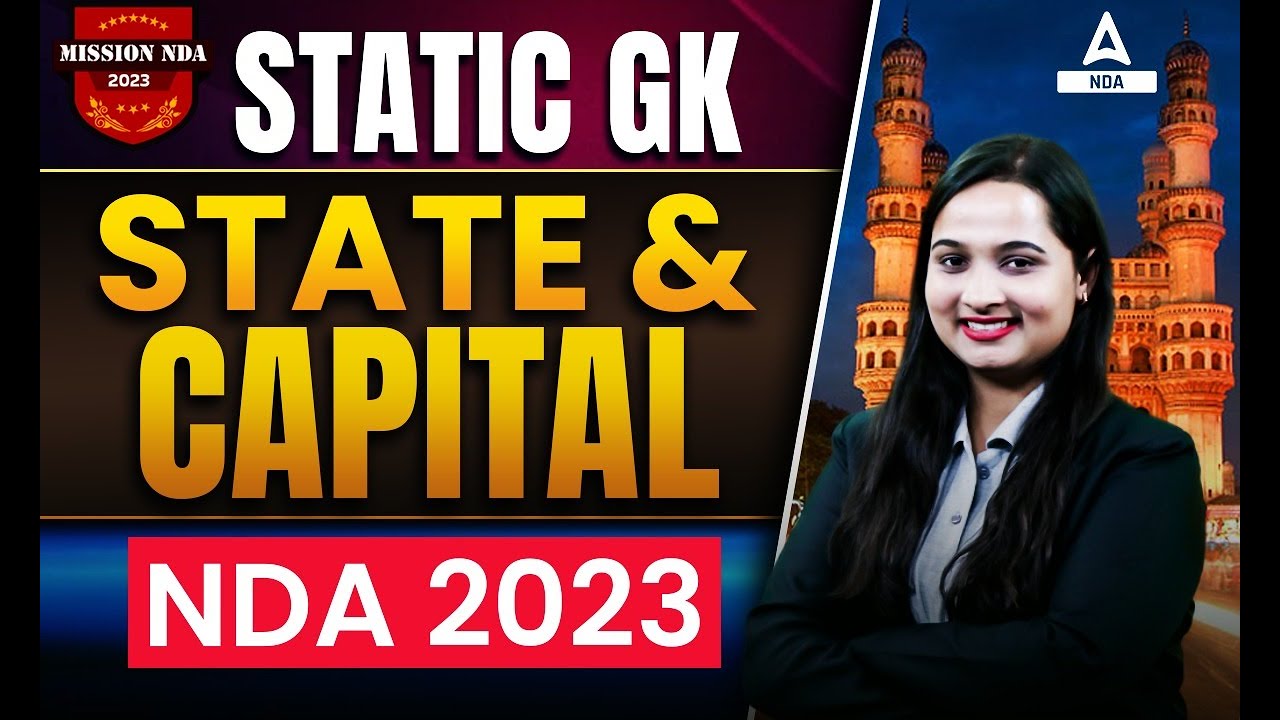 Static GK | State and Capital in Hindi | NDA 1 2023 | By Vaishali Ma'am