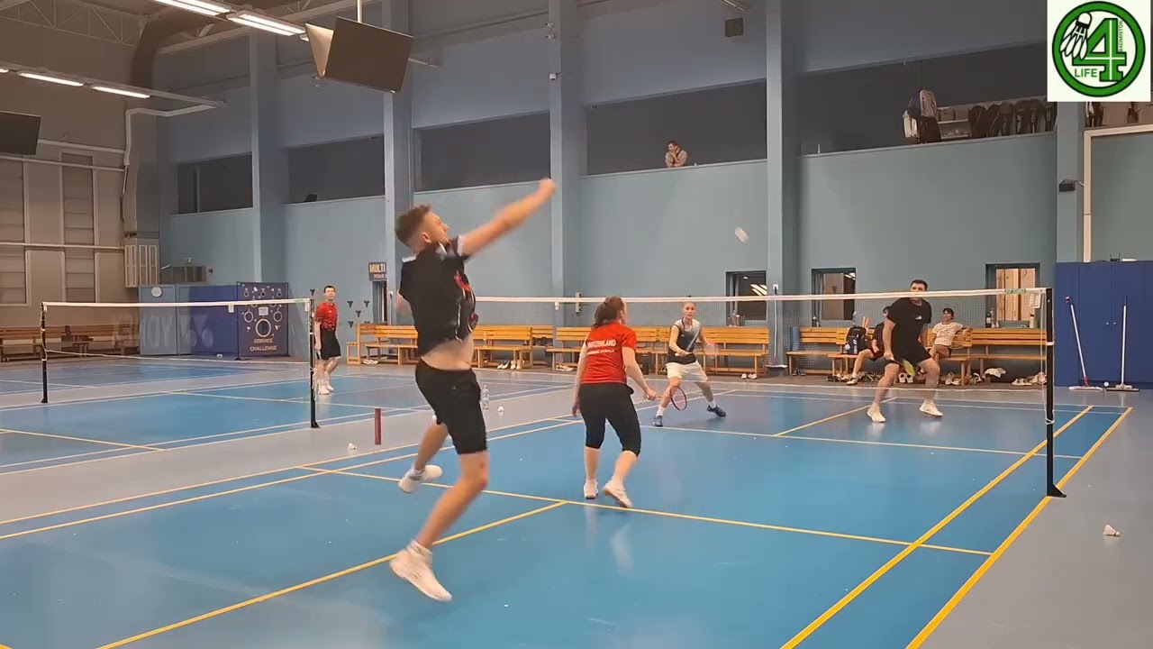 Pecs Hungary 2025 Coaches version games 😁 Pueshors relax #Moldova #badminton #Europe #games #skills 