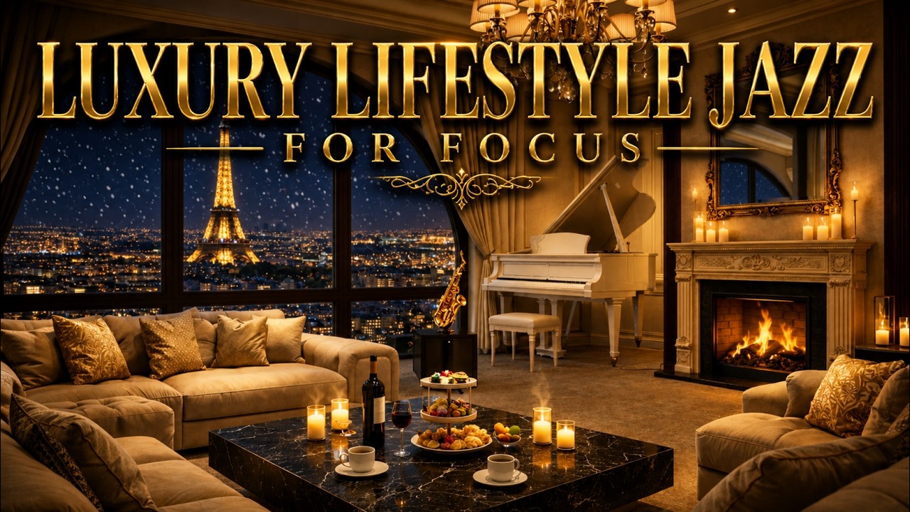 Magical Paris Night Jazz – Intense Flow State Music for Deep Work, Study & Late Night Coding