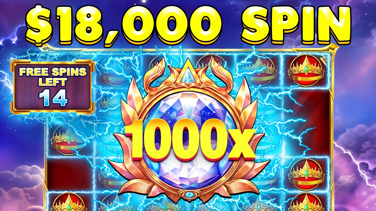 INSANE $18,000 in ONE SPIN!!! BIGGEST WIN EVER, JACKPOT! (GATES OF OLYMPUS 1000)