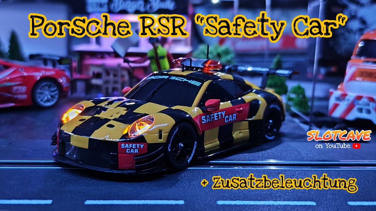 Carrera Digital 132, Limited Edition Porsche RSR Safety Car + Zusatzbeleuchtung