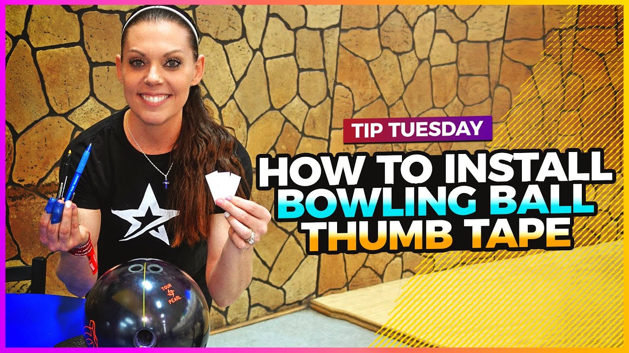 How to Install Thumb Tape in a Bowling Ball the Proper Way.
