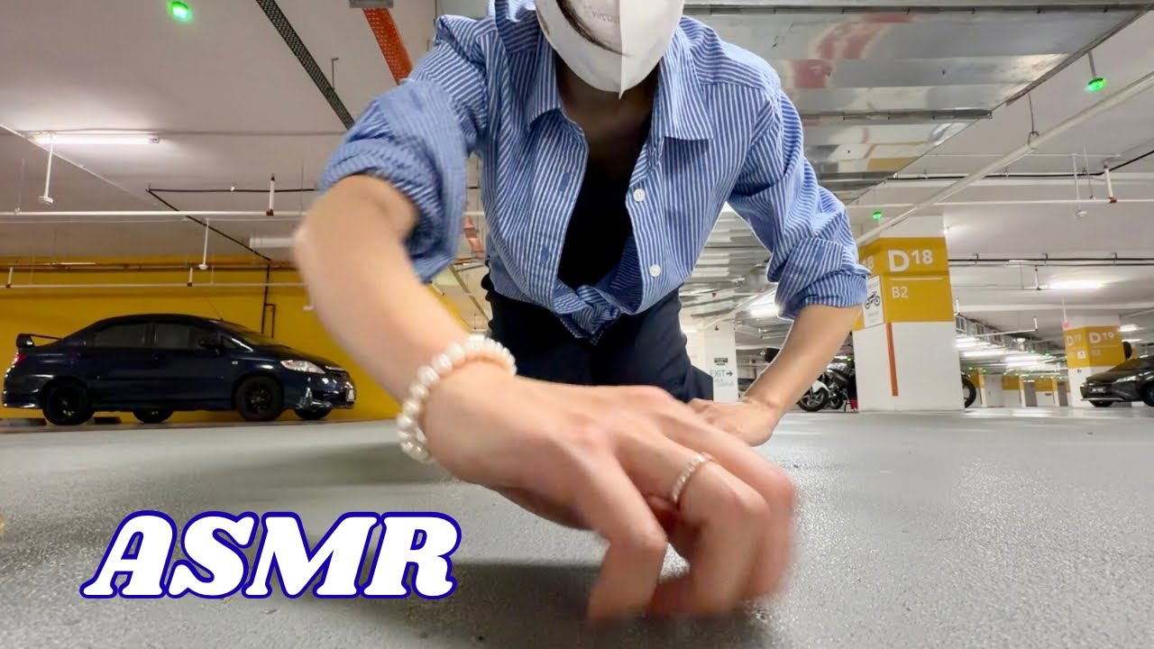 FAST & AGGRESSIVE ASMR 🅿️💥 Parking Lot Chaos with Loud Echo Scratching Tapping