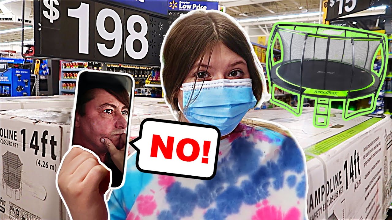 CAN WE CONVINCE DAD TO GET A TRAMPOLINE?