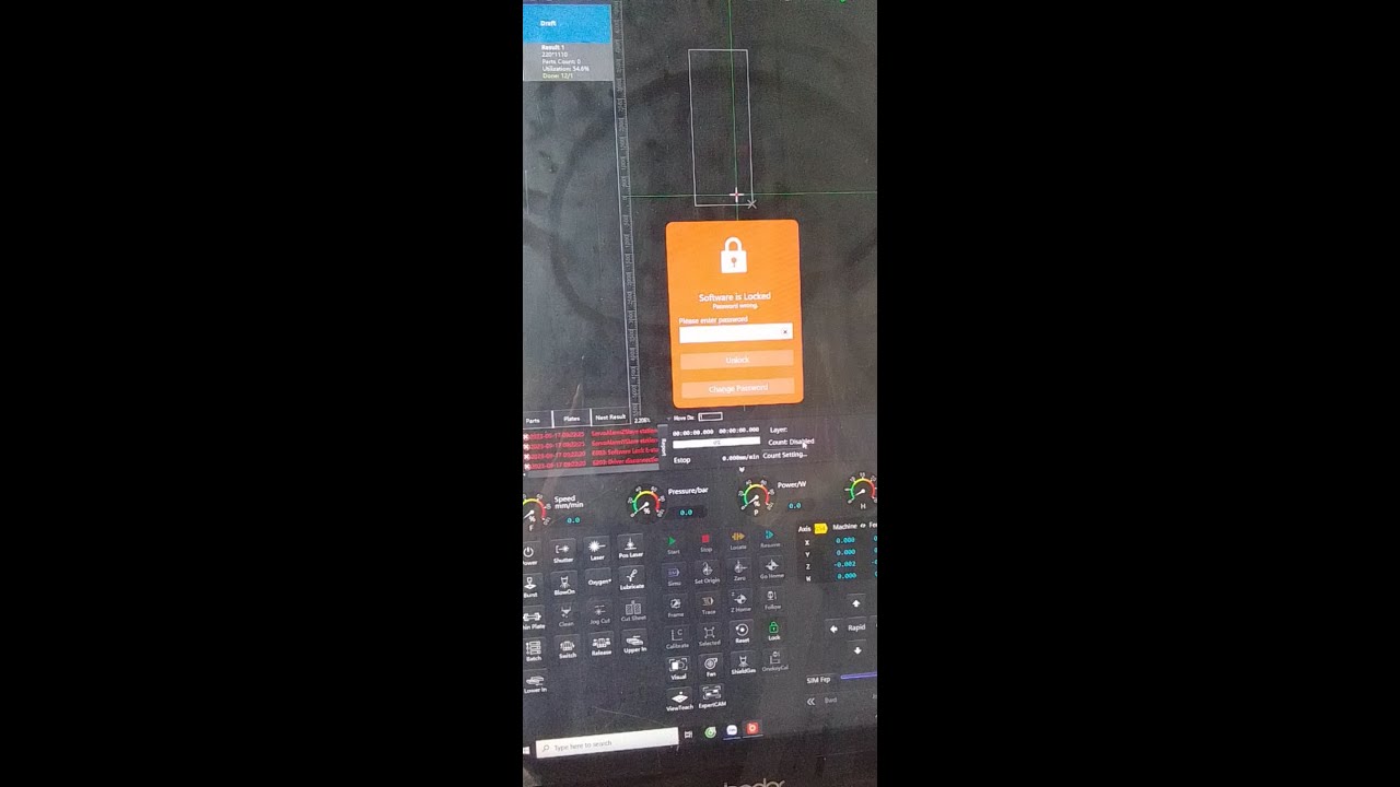 BODOR LASER : HOW TO FIND AND REPLACE PASSWORD LOCK SCREEN