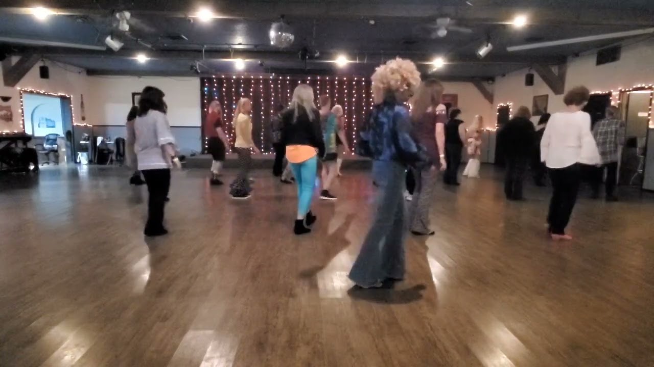 Boogie Oogie Oogie line dance. (TEACH)