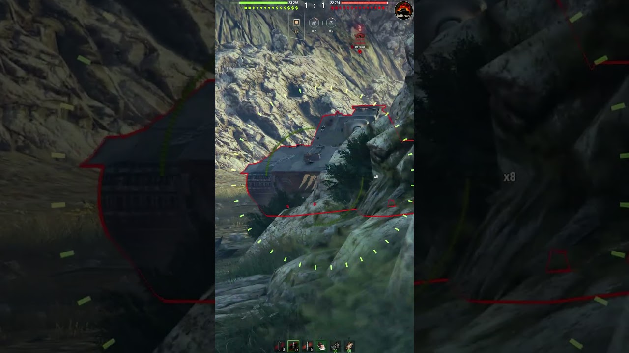 FV217 Badger 1 vs 6 Clutch &bull; TD-15 Mission with Honours &bull; Ultra HD 4K &bull; World of Tanks #Shorts 1