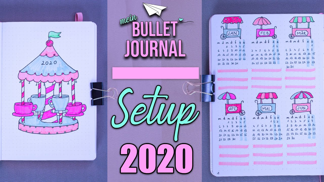 DER JAHRMARKT ist eröffnet - mein BULLET JOURNAL SETUP für 2020