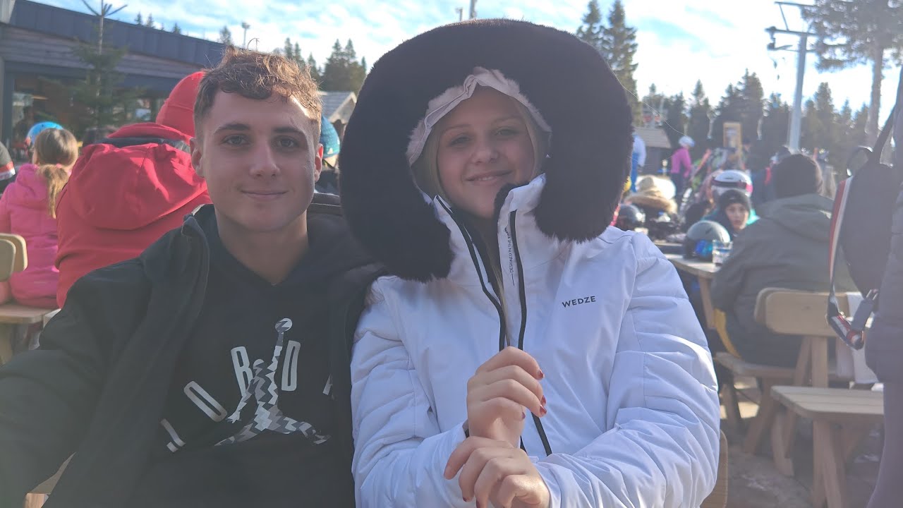 Ski resort Rogla - prvi skijaški koraci Leo & Elena