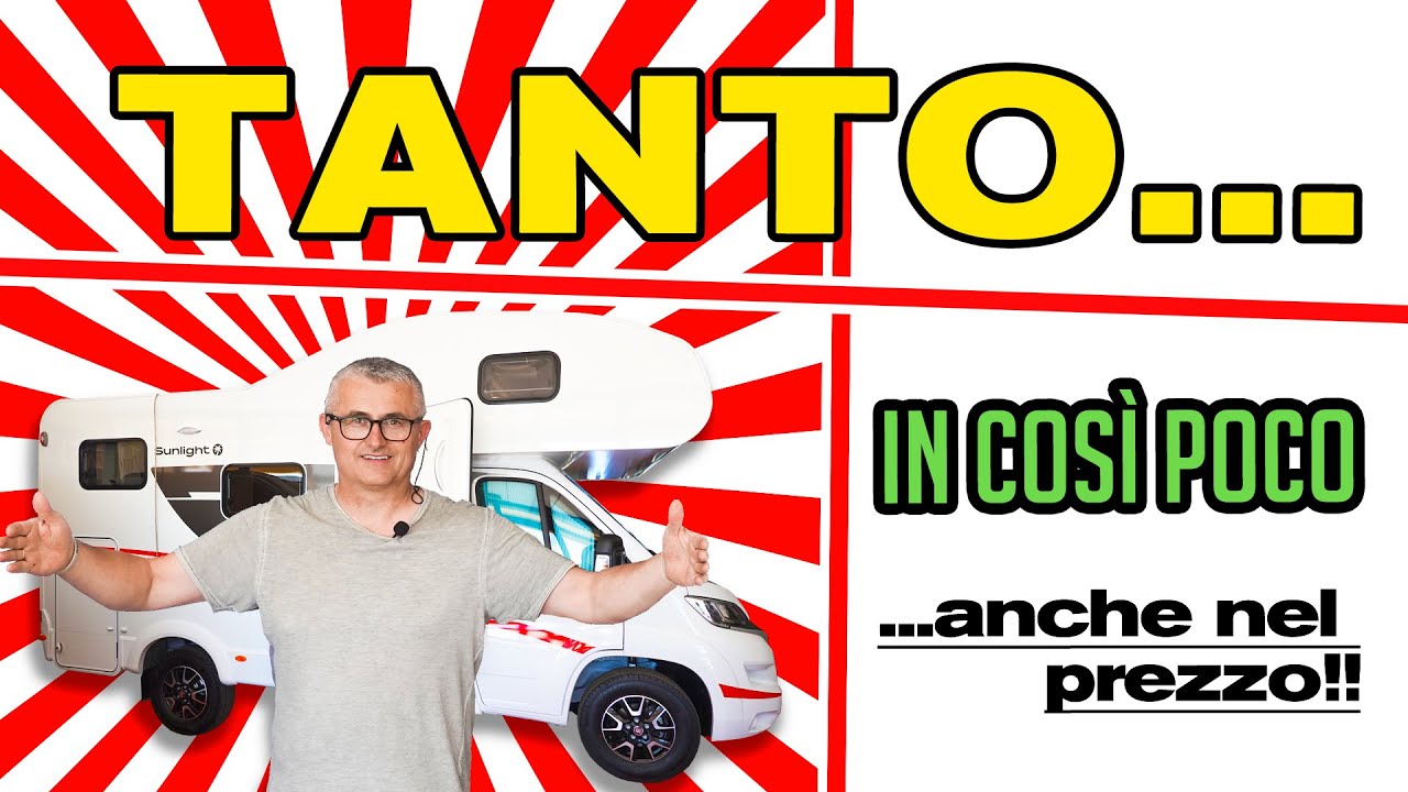 Dormire in 4 comodi con dinette 🔥sempre🔥 pronta in meno di 6 metri❓ Questo mansardato è magico! A60