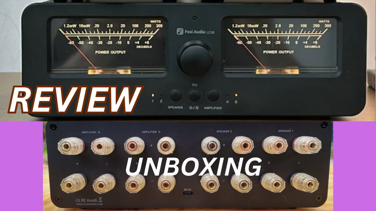 Review Fosi Audio LC30 - Umschaltbox für Verstärker + Lautsprecher Unboxing #fosiaudio #hifi #gvc