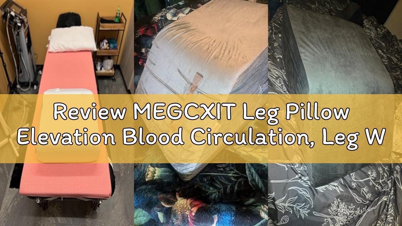 Review MEGCXIT Leg Pillow Elevation Blood Circulation, Leg Wedge for Elevation for Swelling, Leg Ele