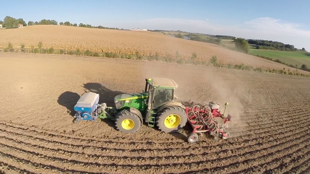 Green Tillage : Concept de semis de maïs sous couvert de fèverole