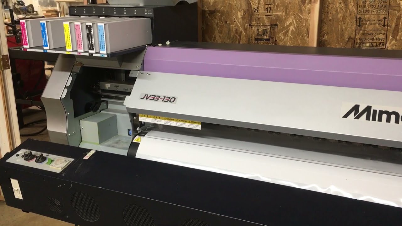Mimaki 33 Print Head Calibration