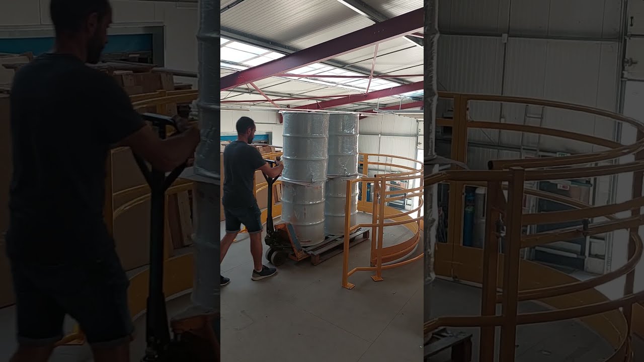 Barrière écluse de sécurité type SGCIR - rotative / Drehgeländer Typ SGCIR - AC2M