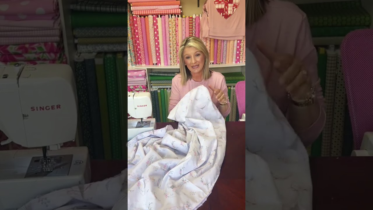 How to sew a Minky baby blanket