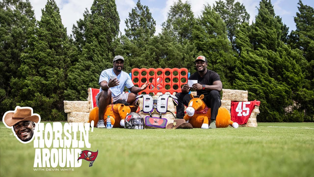 Connect Four with Lavonte David | Horsin’ Around with Devin White