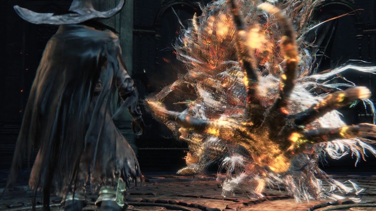 Bloodborne: Laurence, the First Vicar Boss Fight (1080p)