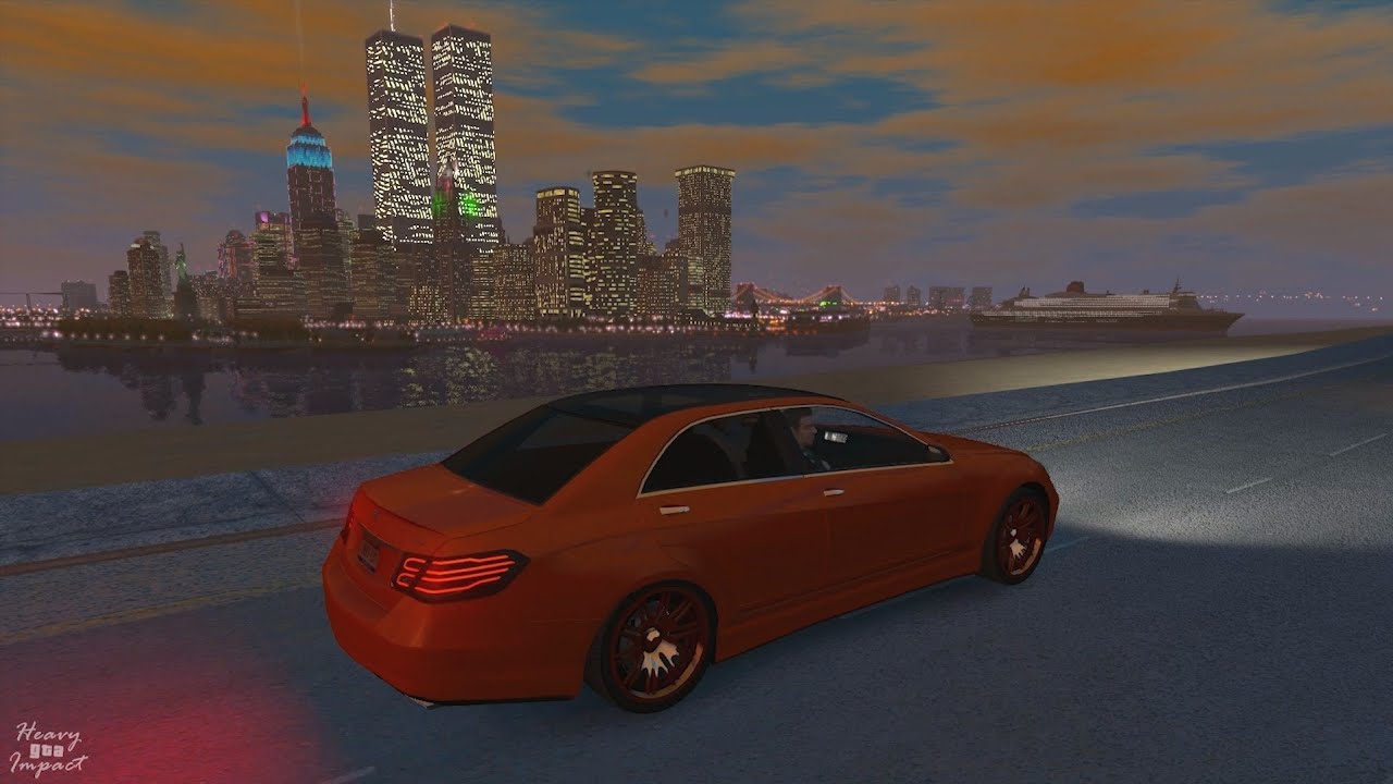 Taking a lap with cousin around Liberty State GTA 4