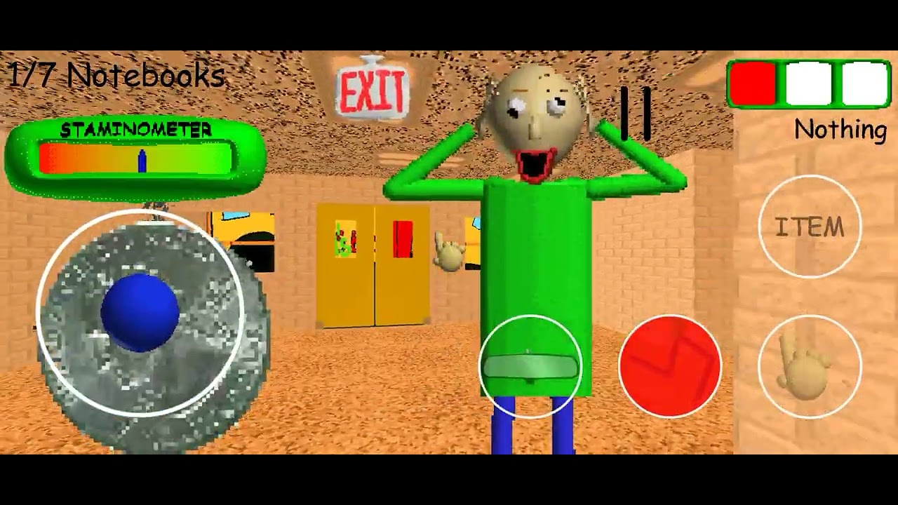 بالدي أصيب بالجنون baldi goes crazy 1
