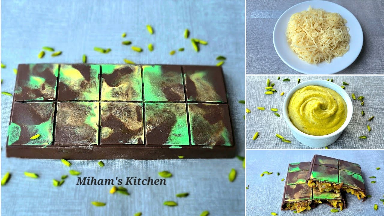 Authentic Dubai Kunafa Chocolate Recipe 🍫 | Step by Step From Scratch 😮 Recipe #122