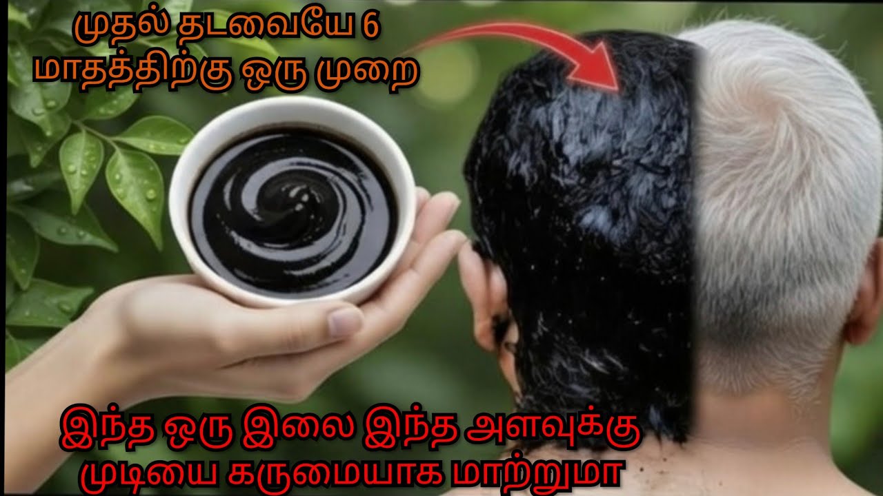 6🌎 மாதத்திற்கு 1 முறை ✨ இந்த ஒரு இதை எந்த அளவுக்கு முடியை கருமையாக மாற்றுமா ஆச்சரியமா இருக்கே!!!😍
