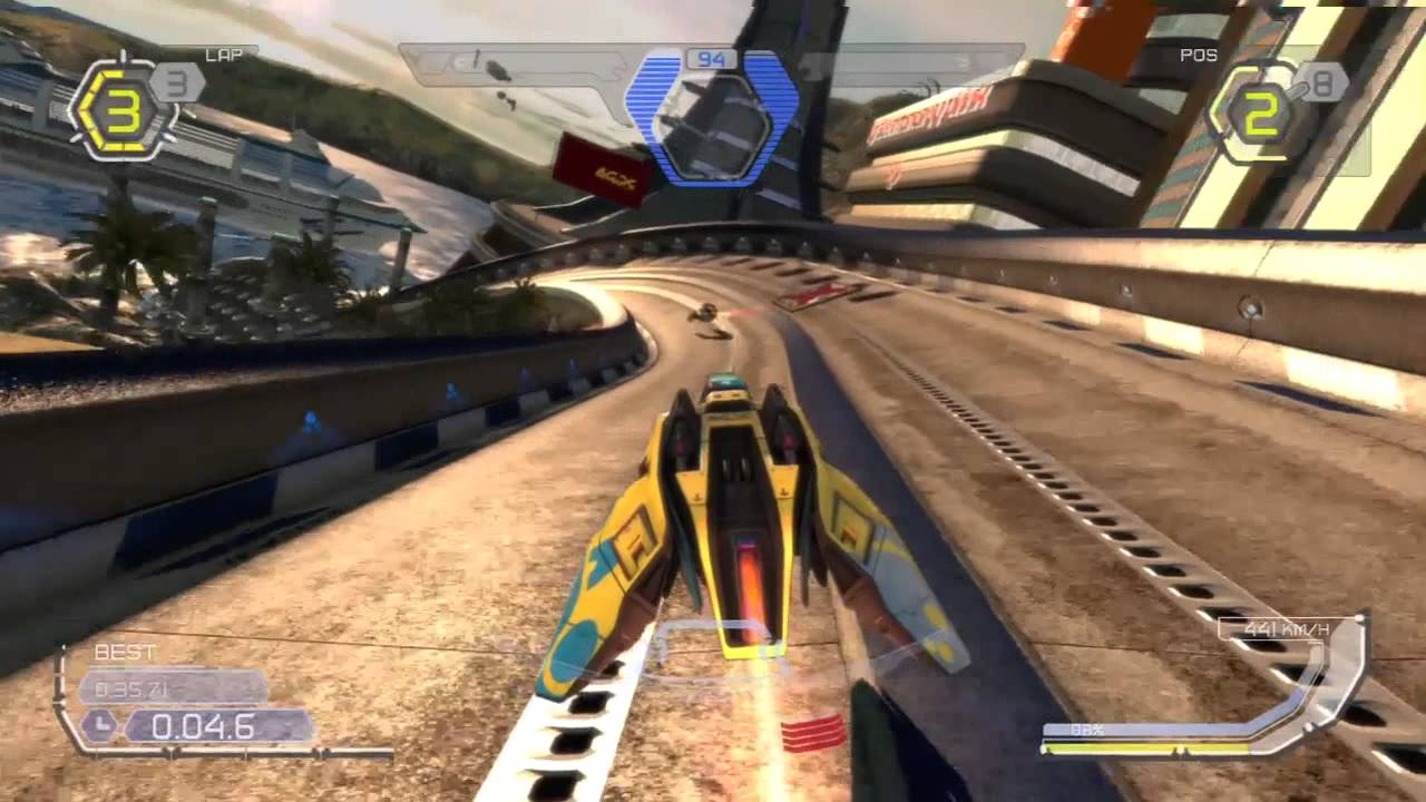 Wipeout HD Gameplay HD 720p