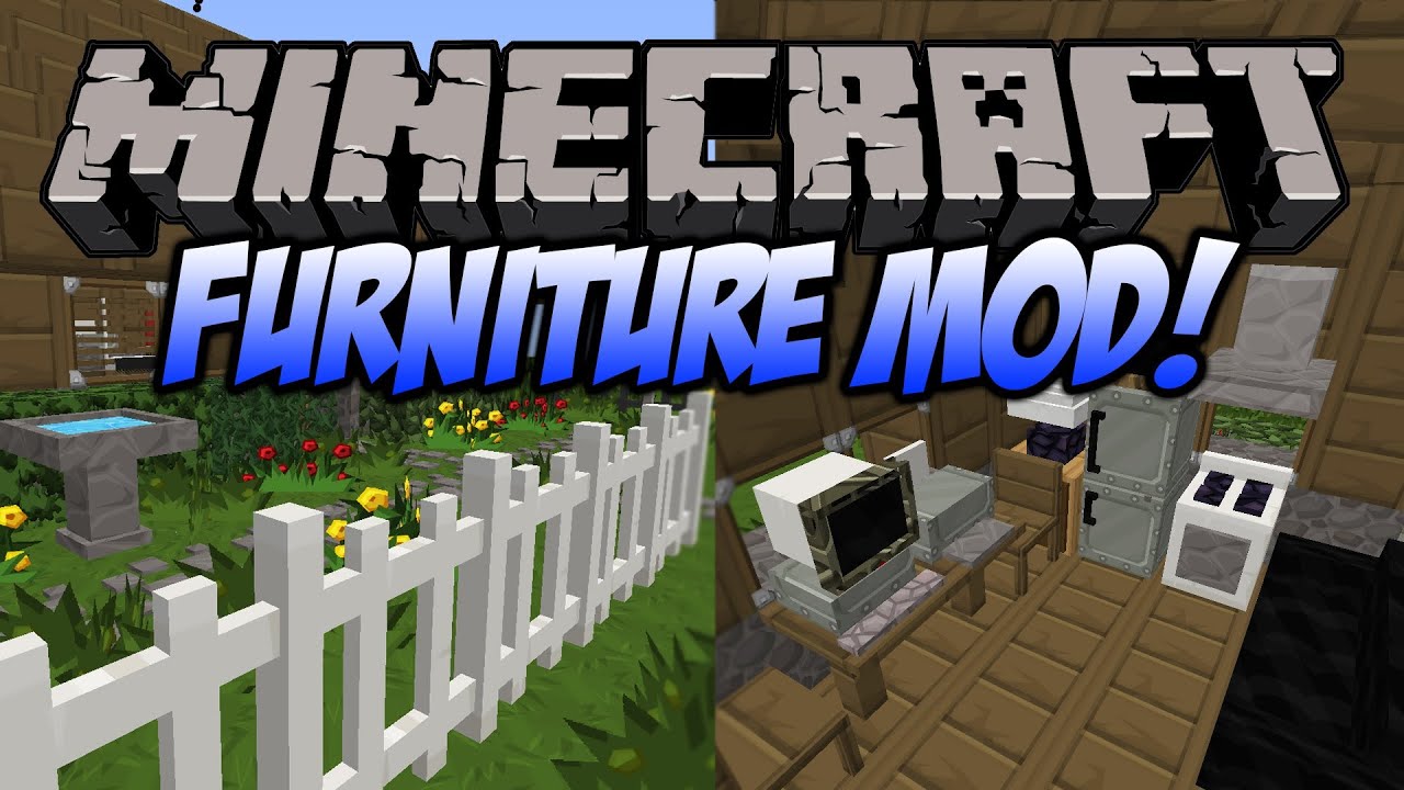 Minecraft Furniture Mod! - Couches, Ovens, Computers and More! - Mod Spotlight [1.6.4]