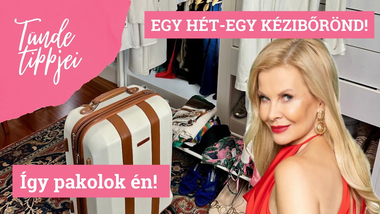 10 PAKOLÓS TRÜKK! - EGY HÉTIG JÓL ÖLTÖZNI KÉZIBŐRÖNDBŐL A NYARALÁSON?- SIMÁN! - | Polgár Tünd