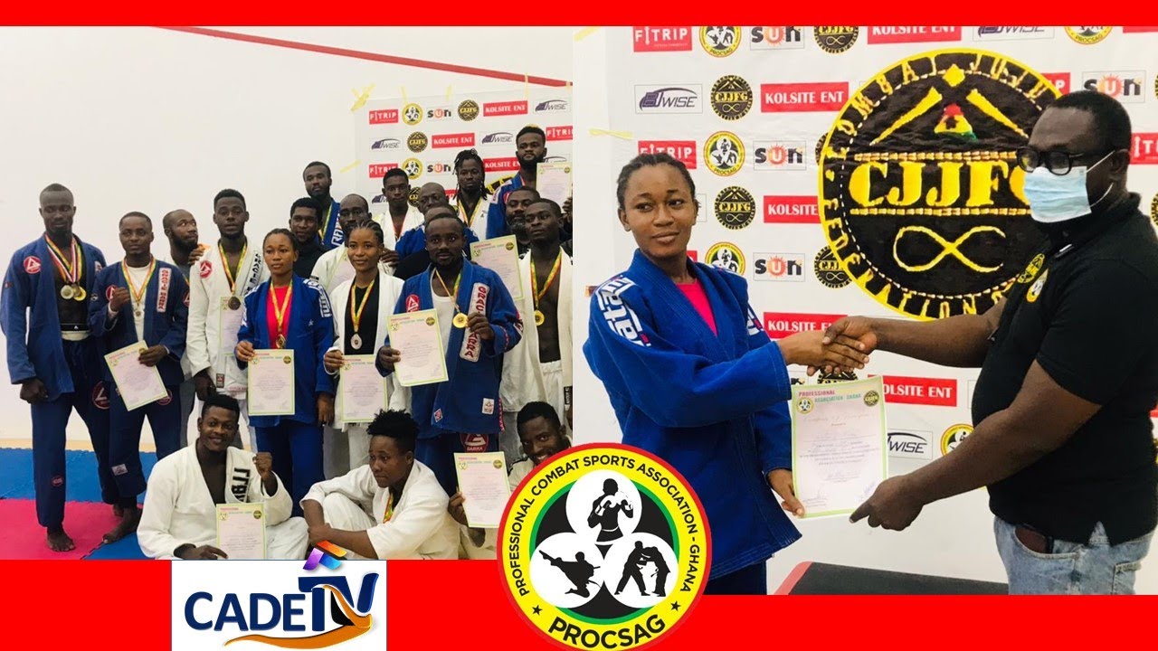 1ST COMBAT JU JUTSU COMPETITION HELD IN GHANA.( Cadet Tv weekly news)