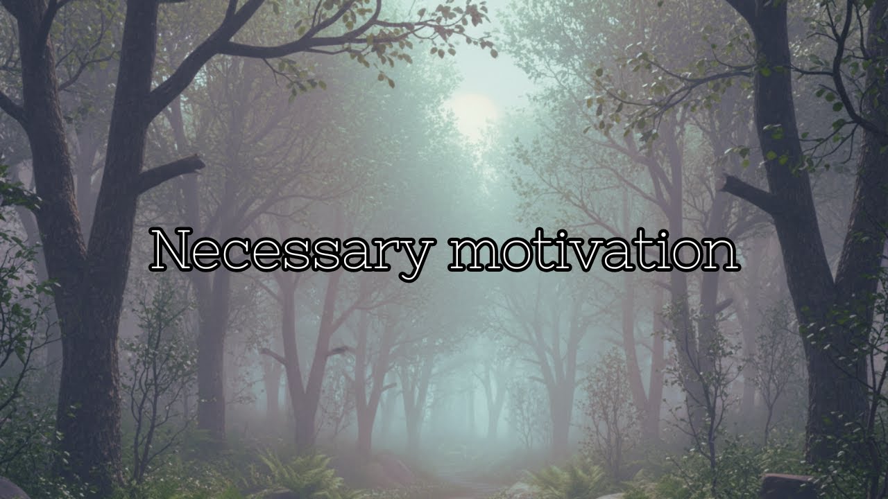 Necessary motivation