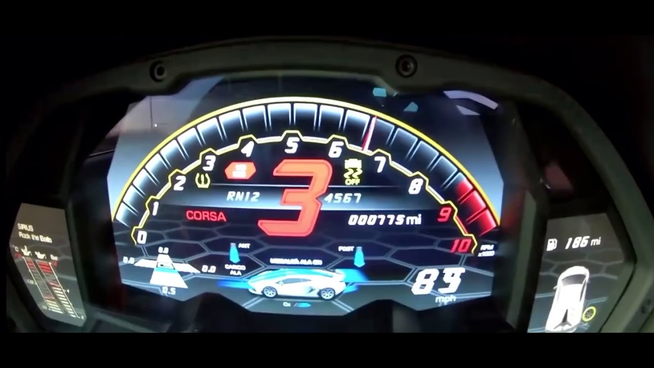 Lamborghini aventador svj 0-160 mil na godzinę