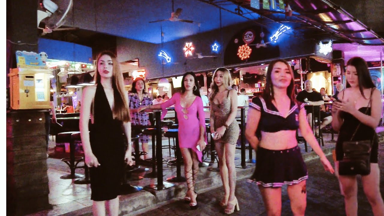 Pattaya Nightlife,Walking Street Night Scenes, November 2022
