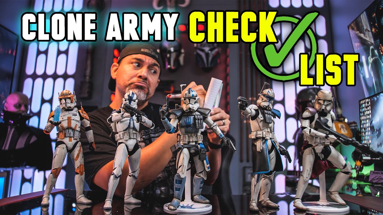 Complete Sixth Scale Clone Trooper Figure Checklist! Do you Have them All?