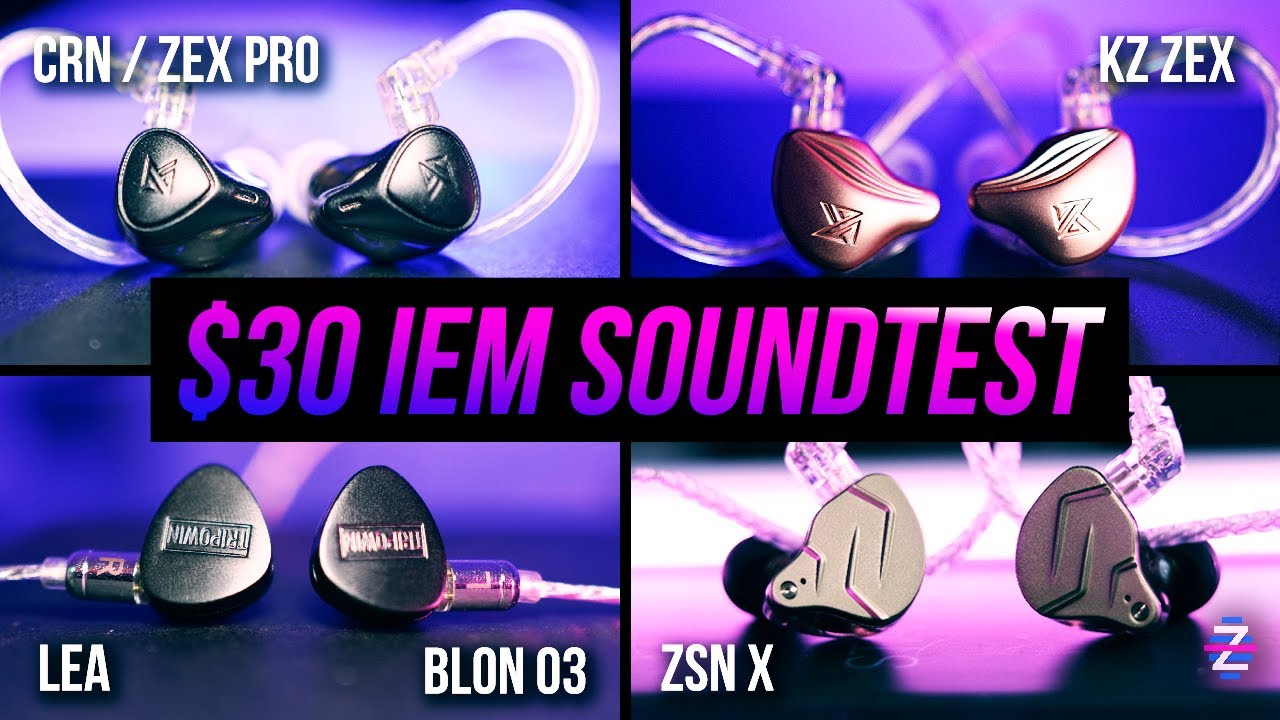 Tripowin Lea Soundtest vs KZ CRN, Blon 03, ZEX, ZSN Pro X - $30 BATTLE!